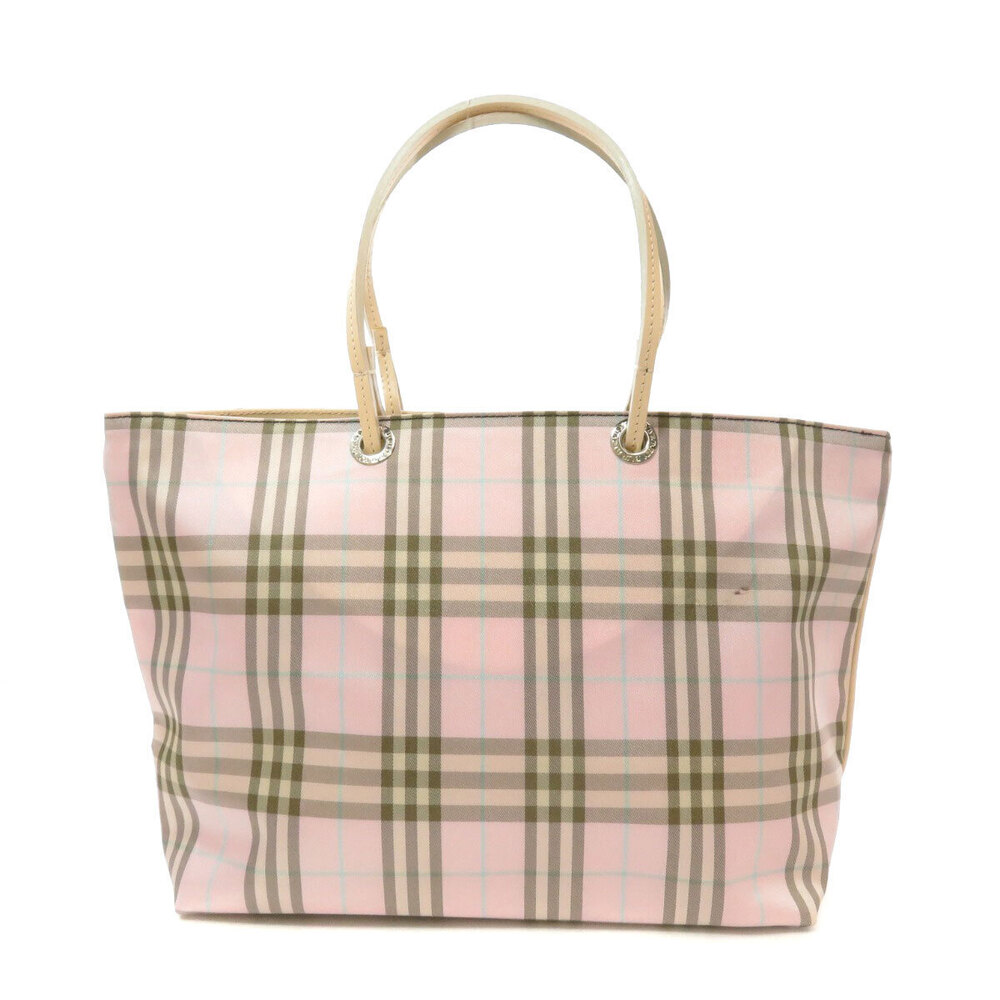 Burberry bag tote check Black